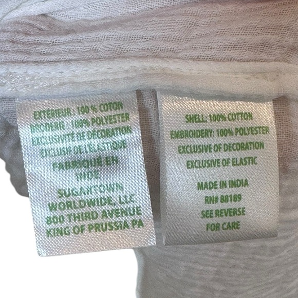 Lilly Pulitzer Amaury Embroidered White Cotton Coverup- Small - Picture 13 of 15